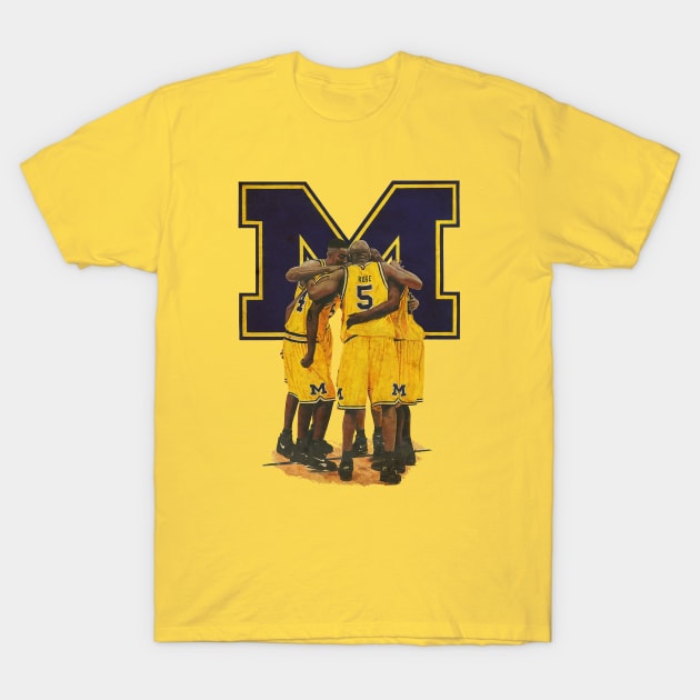 VINTAGE FAB FIVE TEAM T-Shirt by sodakohan